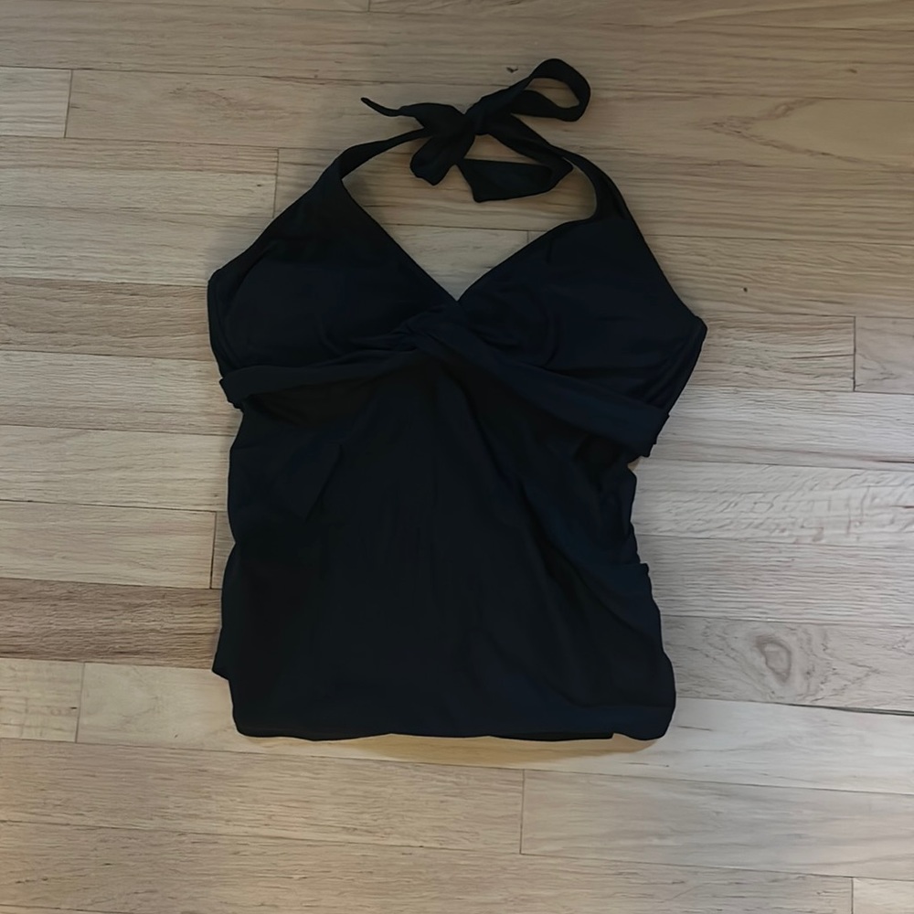 Athleta Black tankini top